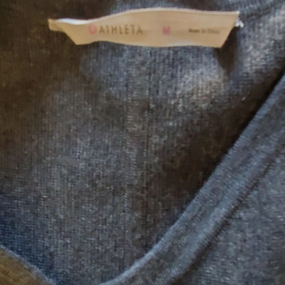 Athleta‎ Chill Chaser Merino Wool Blend Long Cardigan Med Open Front Knit Duster